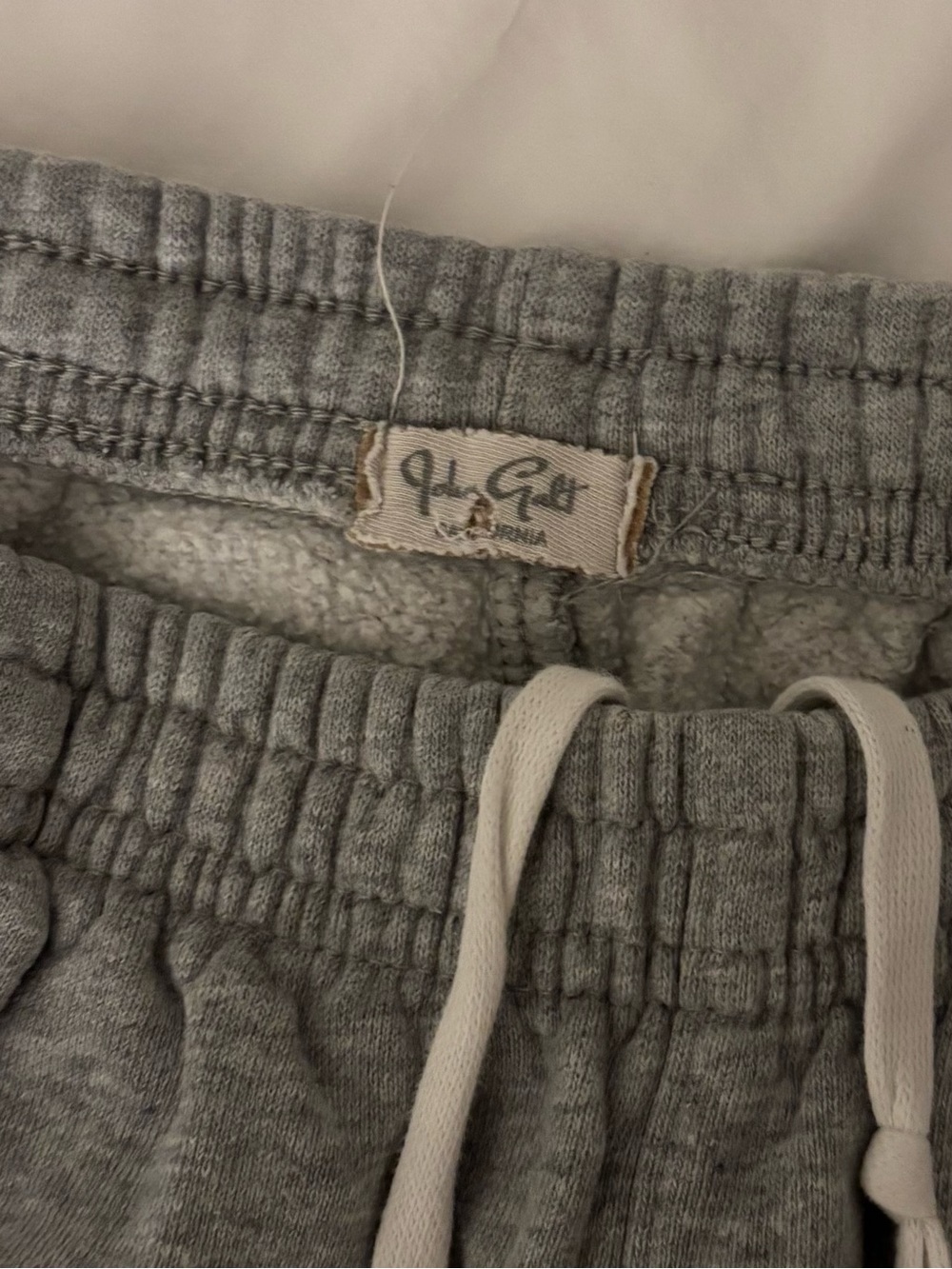 John Galt Gray cargo pocket Sweatpants.
